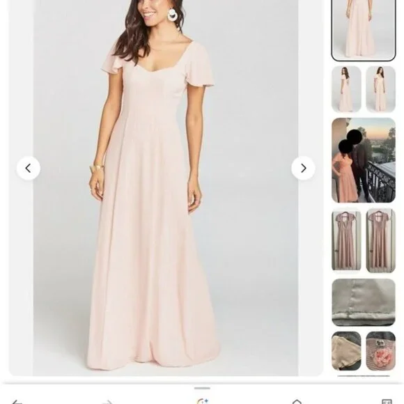 knee length dresses for ladies Long Chiffon Sweetheart Neckline Corset Formal Prom Dress – The Dress Outlet main image 1